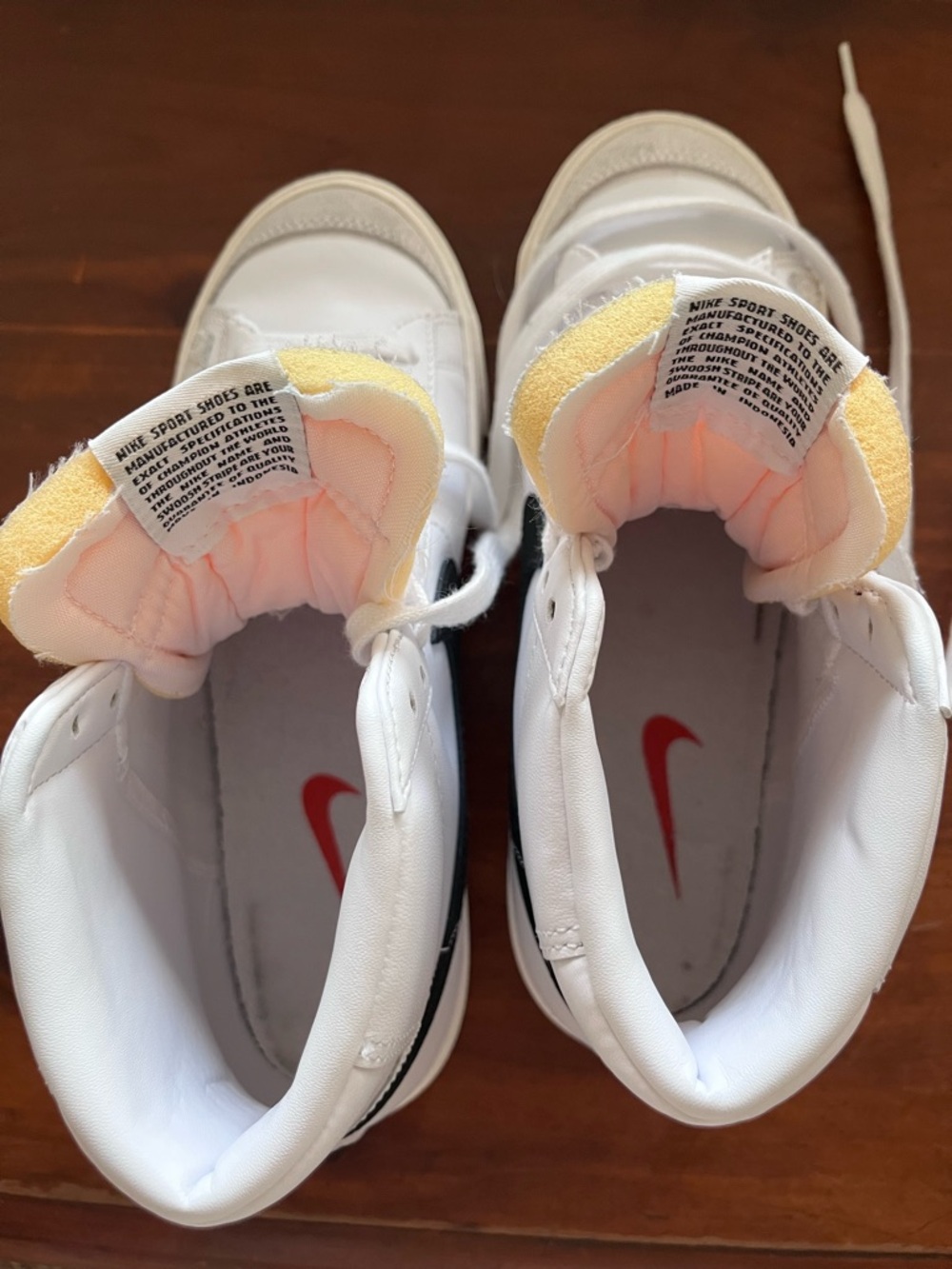Nike Blazer Mid '77 Vintage White Black Sneakers - Women's Size 8 - Picture 10 of 10